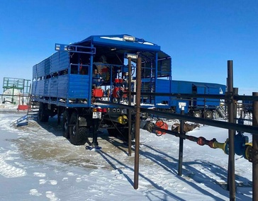 Передвижные комплексы для очистки скважинной продукции ПКДС-ГРП 