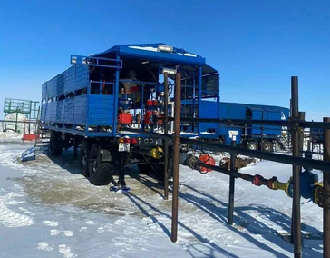 Передвижные комплексы для очистки скважинной продукции ПКДС-ГРП 